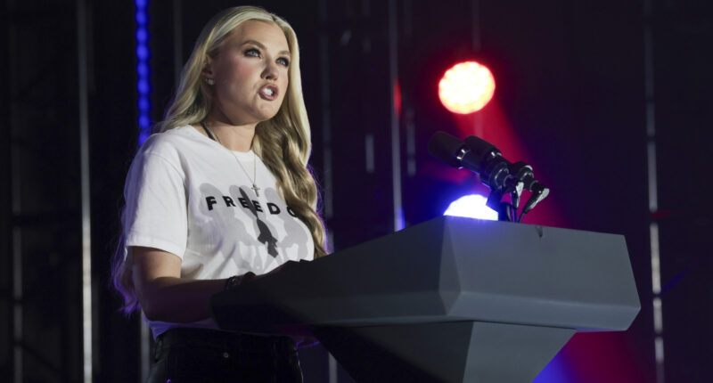 Erika Kirk Forgets To Do Her Hair But Still Goes All Out With The Cakey Pageant Face