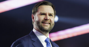 Erika Kirk Goes In For Another JD Vance Hug & It's Even Weirder The Second Time