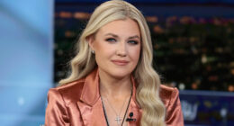 Erika Kirk Treats Fox News Like A 2012 Beauty Pageant With Caked-On Makeup