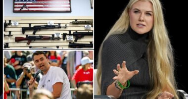 Erika Kirk insists husband Charlie's murder was not a 'gun problem'