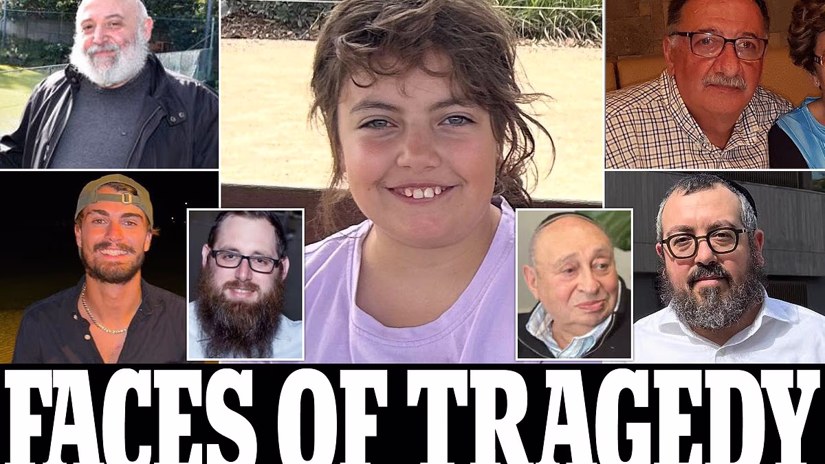 Faces of the lost: Victims of the Bondi Beach attack begin to be identified - including 10-year-old girl