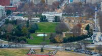 Work continues on the construction of the ballroom at the White House, Tuesday, Dec., 9, 2025, in Washington, where the East Wing once stood. (AP Photo/Pablo Martinez Monsivais)