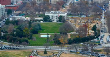 Work continues on the construction of the ballroom at the White House, Tuesday, Dec., 9, 2025, in Washington, where the East Wing once stood. (AP Photo/Pablo Martinez Monsivais)