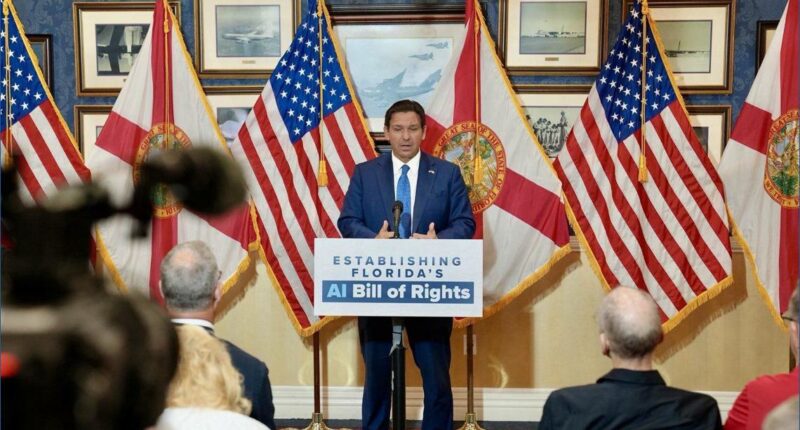 Florida Gov. Ron DeSantis proposes 'AI Bill of Rights' for citizens