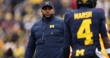 Former Michigan Coach Sherrone Moore Spotted with Wife After His Arrest