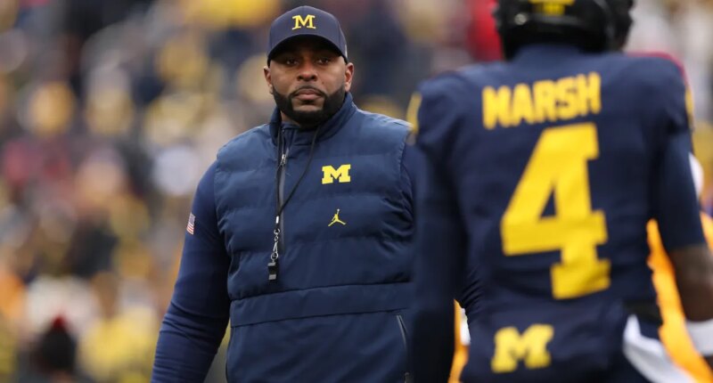 Former Michigan Coach Sherrone Moore Spotted with Wife After His Arrest