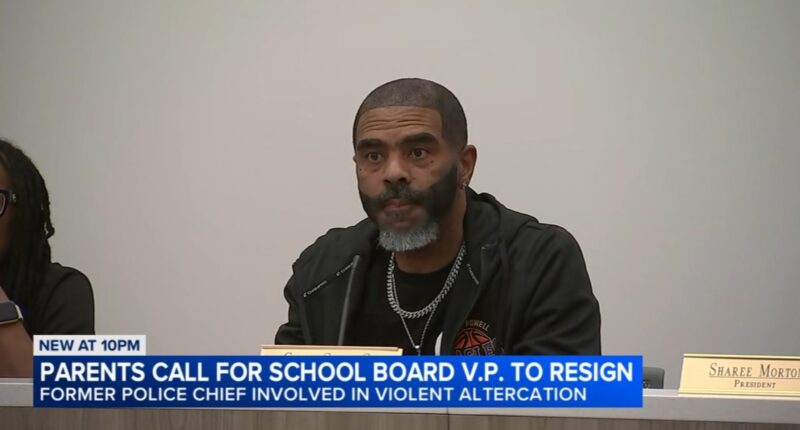 Former Robbins police chief Carl Scott faces calls to resign from Matteson School District 159 over battery video, guilty plea