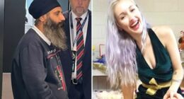 Rajwinder Singh and Toyah Cordingley.