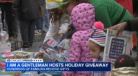 Free Christmas toys Chicago: Hundreds of families receive gifts at annual I Am A Gentleman toy giveaway on Christmas Eve