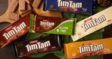 Tim Tam range including Gluten Free