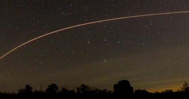 The Thai military fires artillery towards Cambodia, Tuesday, Dec. 16, 2025, in Surin province, Thailand.