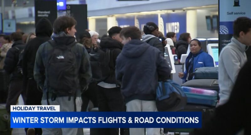 Ground stop at Midway airport lifted after small plane slides off runway amid holiday travel; flights canceled at O'Hare