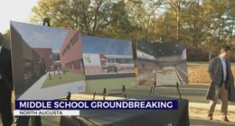 Groundbreaking held for new North Augusta Middle School