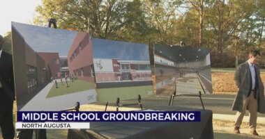 Groundbreaking held for new North Augusta Middle School