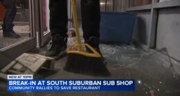 Harvey, Illinois community rallies around Pacific Submarine sub shop off 159th Street after break-in forces them to close