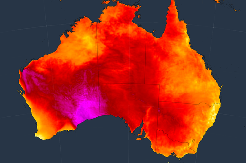Temperatures are tipped to climb across many of Australia's capital cities this week as a hot air mass moves across the country.