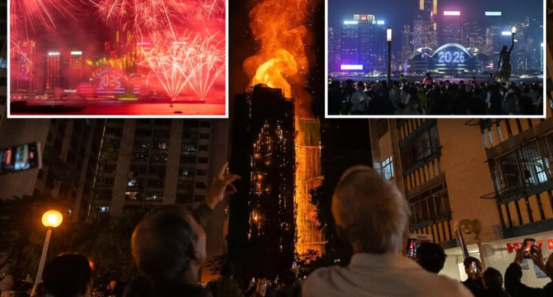 Hong Kong rings in 2026 without fireworks after deadly fire