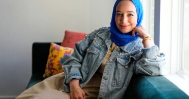 FILE - Hoda Abrahim, founder and CEO of,