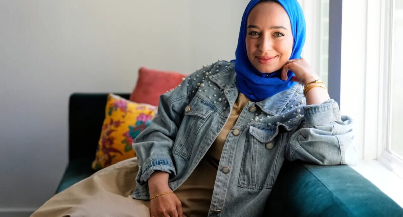 FILE - Hoda Abrahim, founder and CEO of,