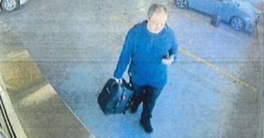 Claudio Neves Valente, the suspect in Brown University shooting, at a rental car place in Boston, Massachusetts.