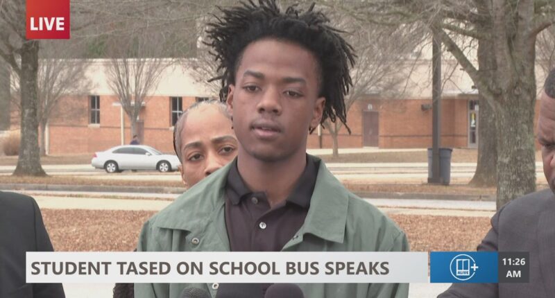 'I was feeling scared in the moment': Georgia high school student tased by officer tells story about assault