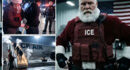 ICE releases AI video showing Santa Claus rounding up illegal migrants: 'NAUGHTY LIST!'