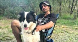 Gefen was hiking in the Blue Mountains earlier in the day before heading to Bondi to celebrate Hanukkah.