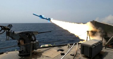 Iran fires ballistic and cruise missiles at simulated targets near Persian Gulf