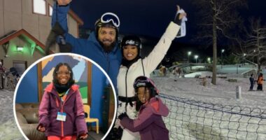 JOSELINE HERNANDEZ CELEBRATES DAUGHTER’S 9TH BIRTHDAY WITH A SKI TRIP