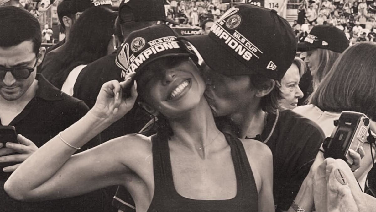 Jackie Apostel, 30, packs on the PDA with Cruz Beckham, 20