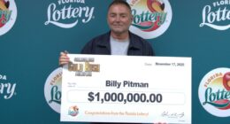 Jacksonville man wins $1 million from scratch-off lottery ticket. Here's where he bought it