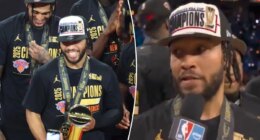 Jalen Brunson hypes up Knicks supporting cast in NBA Cup win