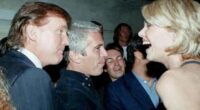 Donald Trump and Jeffrey Epstein together.