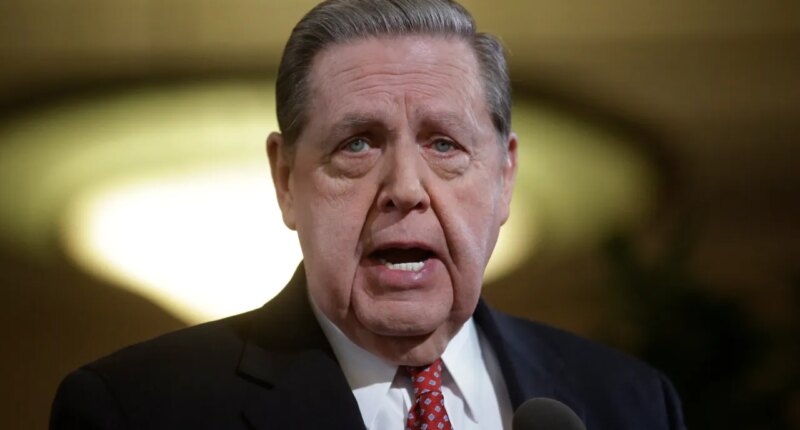 FILE - Jeffrey R. Holland, member of the quorum of the twelve apostles, speaks during a news conference at the Conference Center, in Salt Lake City, Jan. 27, 2015. (AP Photo/Rick Bowmer, File )