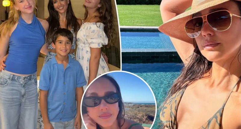 Jessica Alba beats the heat in variety of bikinis on tropical vacation with kids