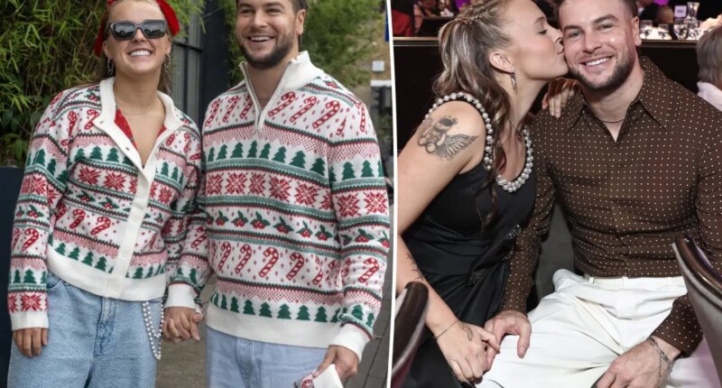 JoJo Siwa and Chris Hughes hint at upcoming engagement as they prepare for first Christmas together