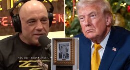 Joe Rogan mocks President Trump ripping Biden and Obama in White House plaques