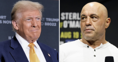 Joe Rogan slams Trump’s Biden plaque at White House: ‘This is so crazy’