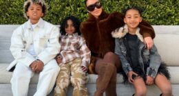 KIM KARDASHIAN STRUGGLES TO GET ALL HER KIDS IN ONE PHOTO: 'I REALLY TRIED'