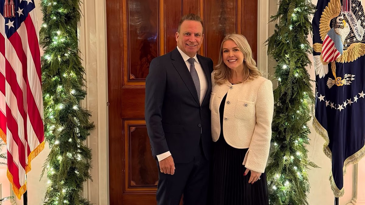 Karoline Leavitt cozies up to much-older husband in rare snap as she shares intimate look into their holiday