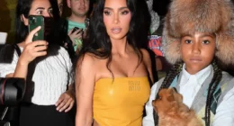 Kim Kardashian Posts Family Christmas Photo in Confusing Outfit