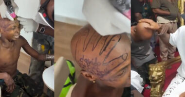 Kolu Tattoos Spot Davido Touched on His Head During Carter Efe's Livestream