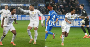 LaLiga: Real Madrid edge Alaves to stay within touch of Barcelona