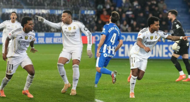 LaLiga: Real Madrid edge Alaves to stay within touch of Barcelona