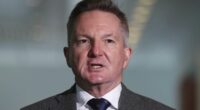 Minister for Climate Change and Energy Chris Bowen during a press conference at Parliament House in Canberra on Tuesday 4 November 2025.