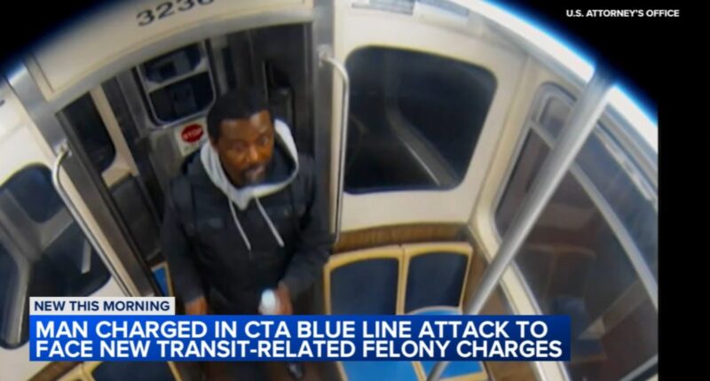 Lawrence Reed, man accused in CTA Blue Line fire attack, facing new charges in separate alleged att. sex assault near Grand stop