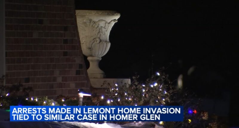 Lemont, Homer Glen home invasions: Charges filed after 3 arrested in; 2 women, ages 73 and 65, tied up, robbed: Will Co. sheriff