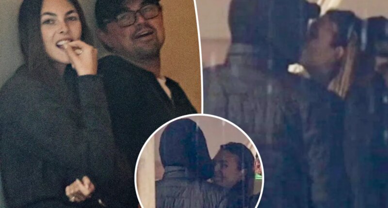 Leonardo DiCaprio and Vittoria Ceretti share sweet kiss in rare PDA moment