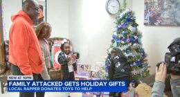 Lil Zay Osama, Ceasefire make Christmas 2025 brighter for Corshawnda Hatter, kids attacked near Chicago's Bright Elementary School