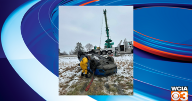 Lincoln Fire Protection District recovers car from pond
